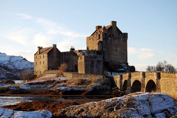достопримечательности великобритании шотландия замок эйлен донан