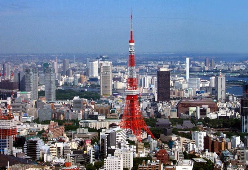 Достопримечательности Японии - телевизионная башня Токио
