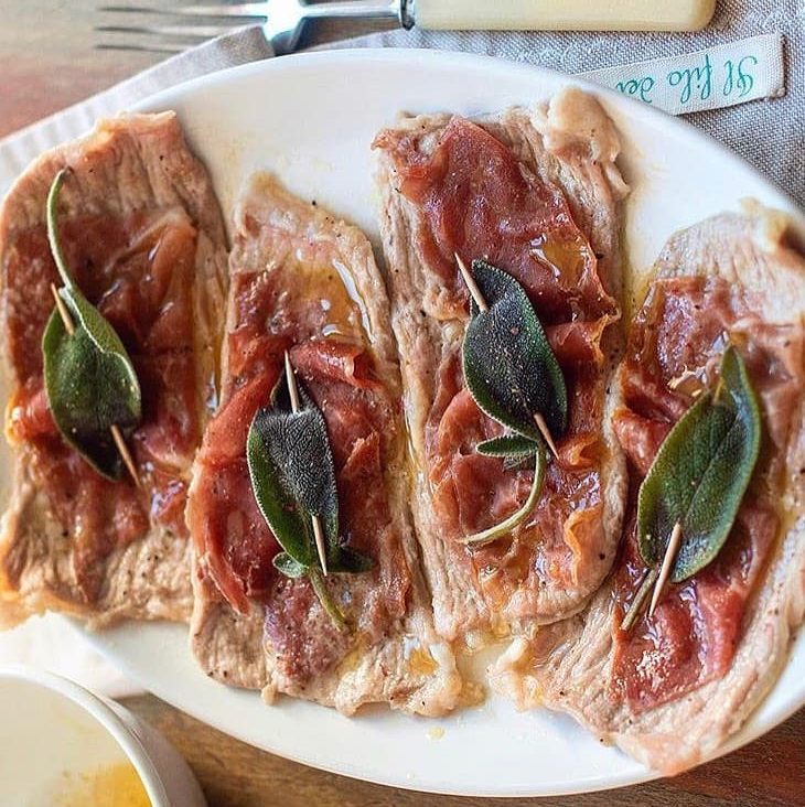 Блюда итальянской кухни в Риме - Сальтимбокка алла романа