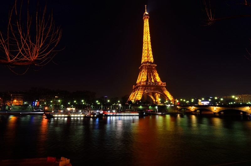 Ночной Париж фото (1)