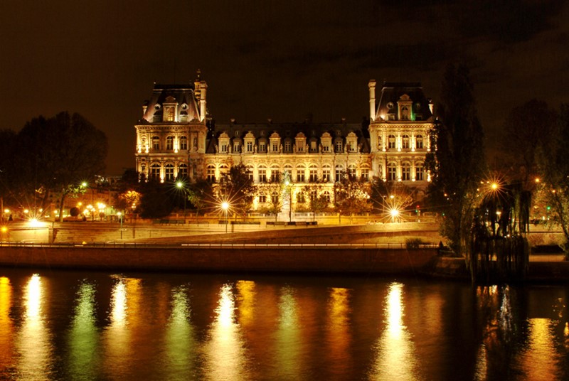 Ночной Париж фото (12)