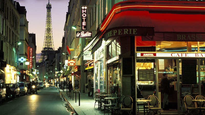 Ночной Париж фото (14)