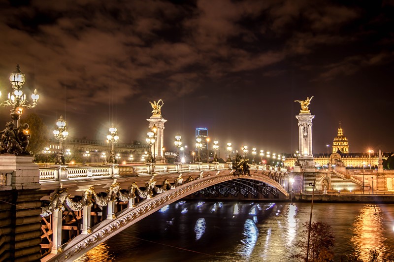 Ночной Париж фото (2)