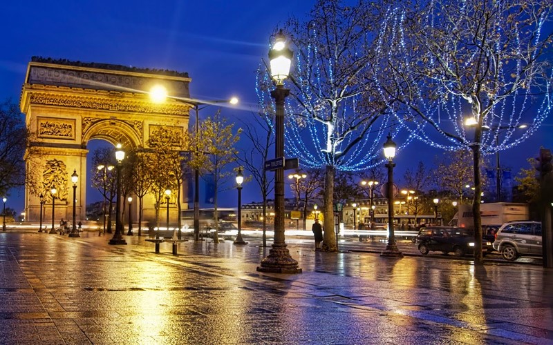 Ночной Париж фото (21)