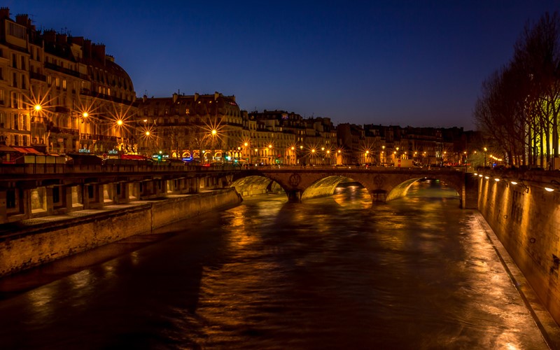 Ночной Париж фото (24)