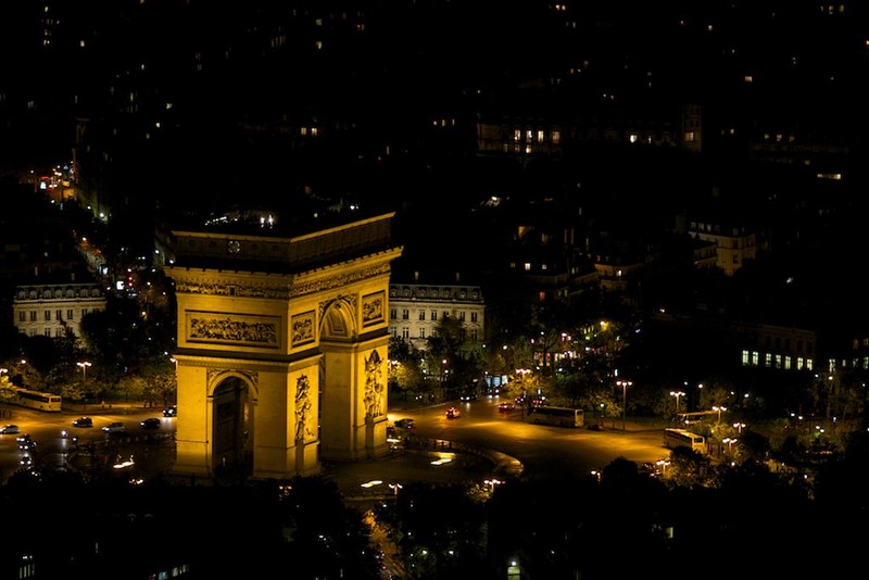 Ночной Париж фото (25)