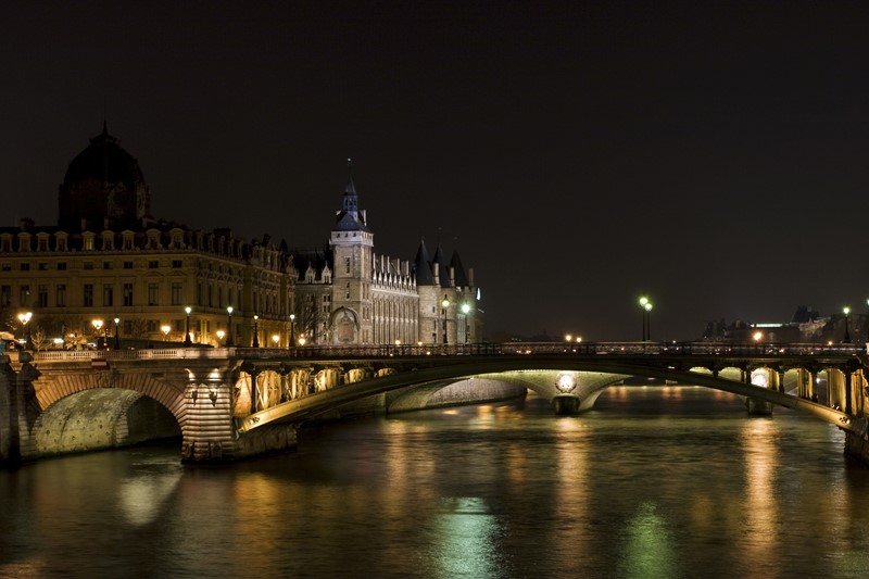 Ночной Париж фото (3)