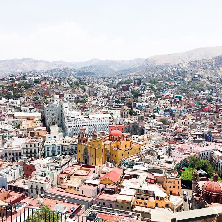 Крупные и красивые города Мексики: Гуанахуато