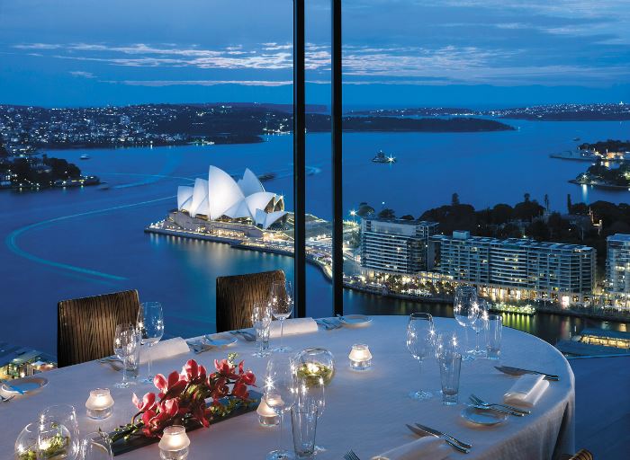 Рестораны с панорамным видом: Altitude, Shangri-La (Сидней, Австралия)