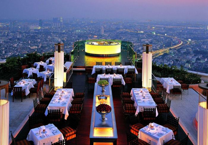 Рестораны с панорамным видом: Lebua at State Tower (Бангкок, Таиланд)