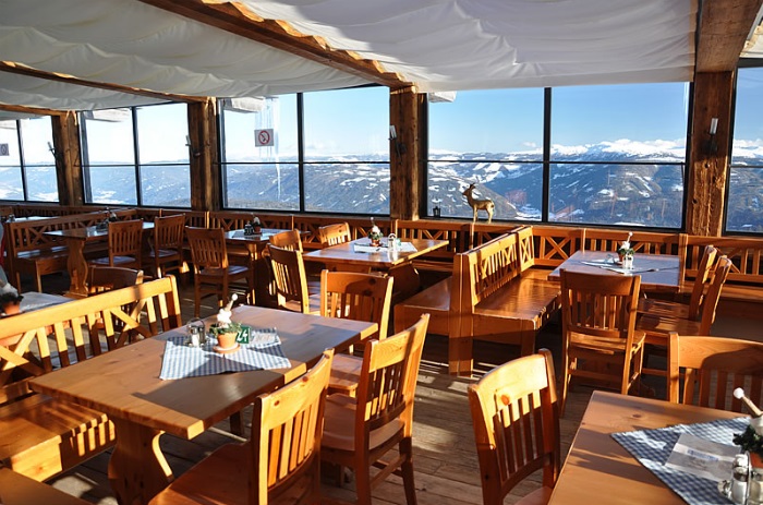 Рестораны с панорамным видом: Panorama Alm (Заальбах, Австрия)