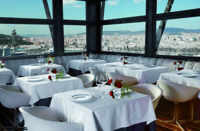 Рестораны с панорамным видом: Torre del Mar (Барселона, Испания)
