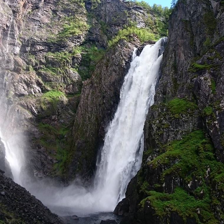 Достопримечательности Норвегии: Водопад Верингсфоссен