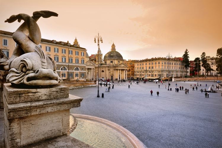 Главные красивые площади Рима: Площадь Пополо