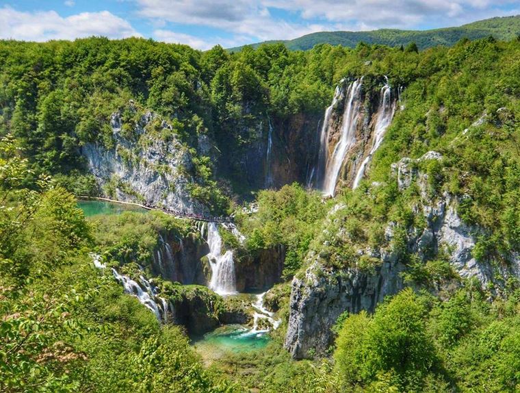 Самые красивые водопады мира: Плитвицкие водопады (Хорватия)