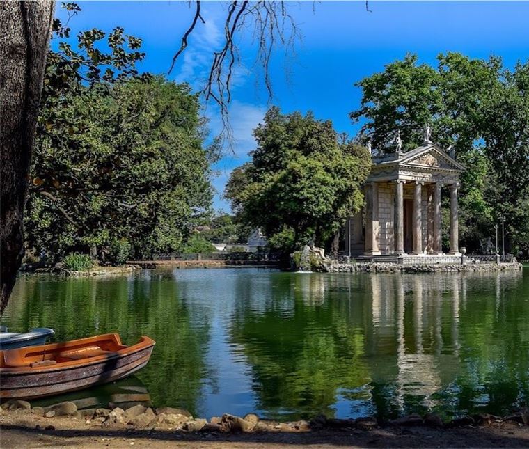Красивые парки и сады мира - вилла Боргезе в Италии