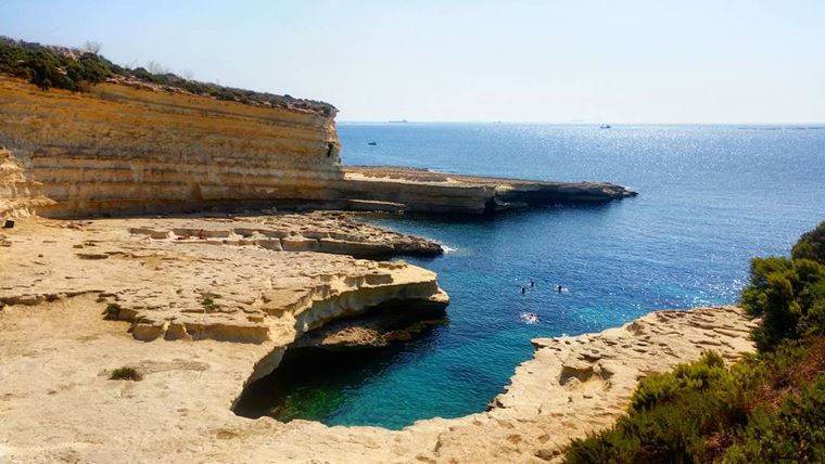 Лучшие пляжи Мальты: Бассейн Святого Петра