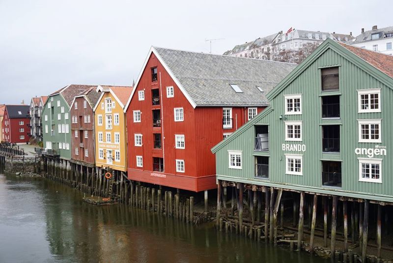 Красивые города Норвегии: Тронхейм 