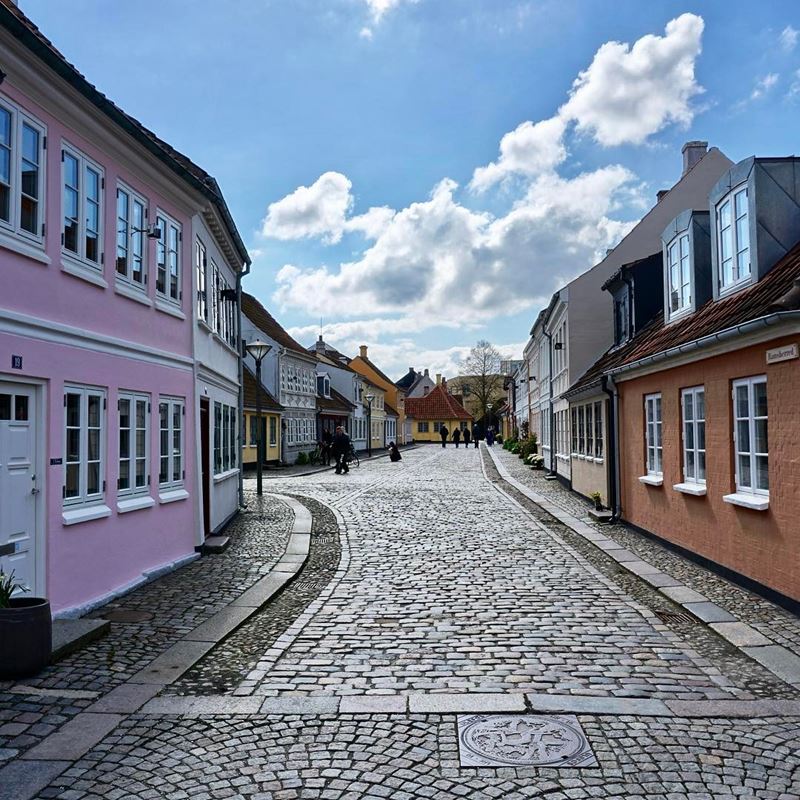 Красивые города Дании: Оденсе 