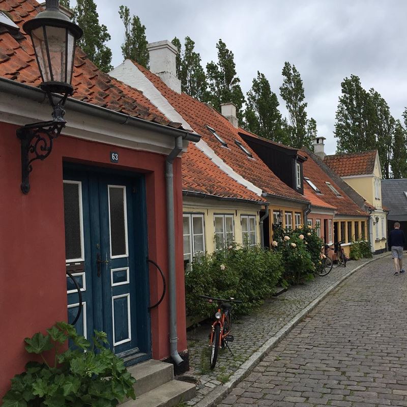 Красивые города Дании: Эрёскёбинг 