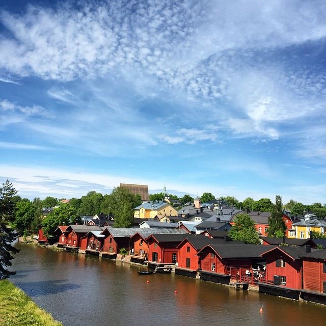 Красивые города Финляндии: Порвоо 