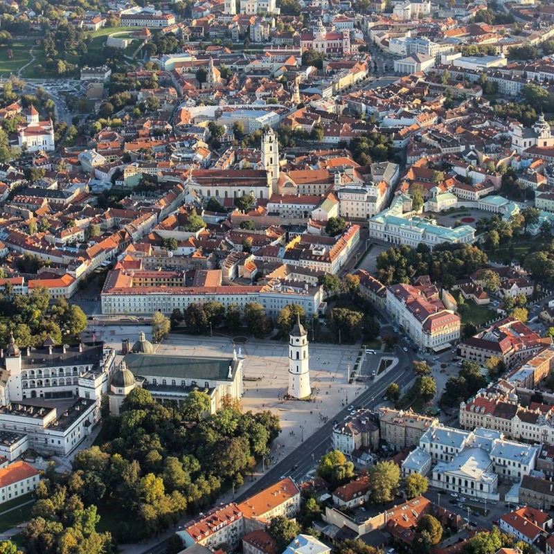 Красивые города Литвы: Вильнюс