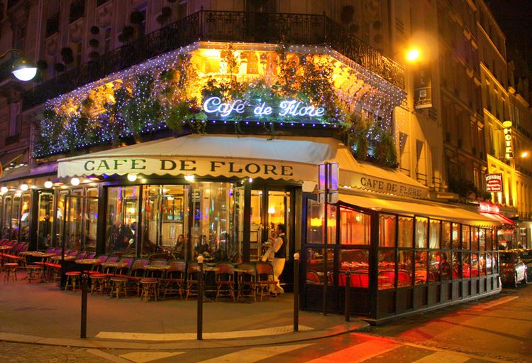 Знаменитые исторические кафе Парижа: «Кафе де Флор»