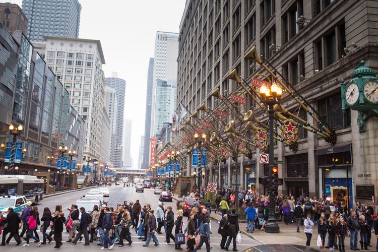 Самые известные и красивые улицы мира - Мичиган авеню в Чикаго (США)
