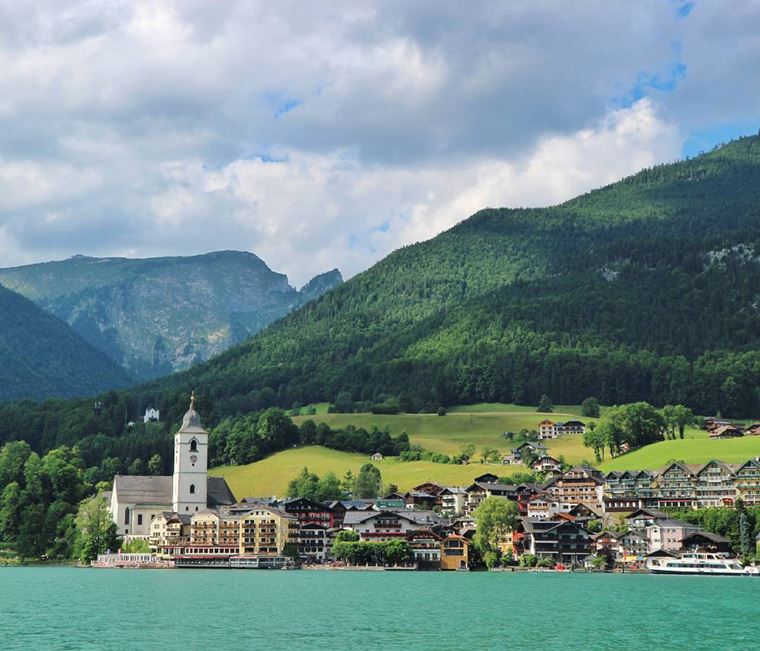 Красивые деревни и маленькие города Австрии: Санкт-Вольфганг-им-Зальцкаммергут 