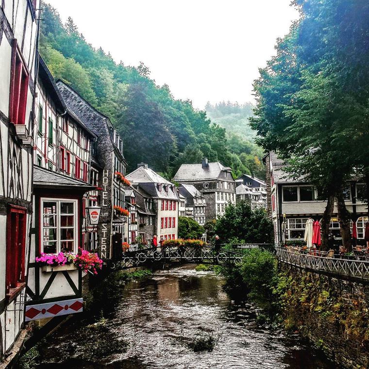 Красивые деревни и маленькие города Германии: Моншау 