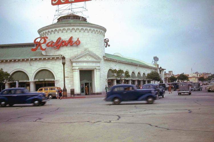 Цветные фото старого Лос-Анджелеса 40-70-х годов - ретро-фото 1