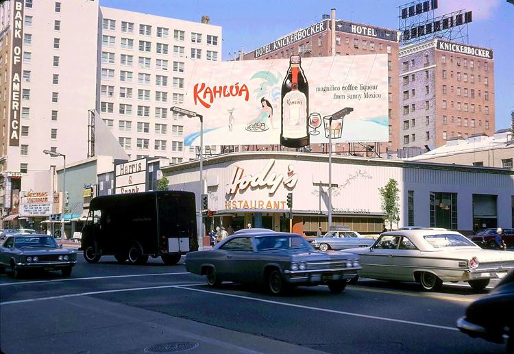 Цветные фото старого Лос-Анджелеса 40-70-х годов - ретро-фото 12
