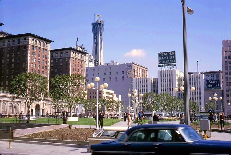 Цветные фото старого Лос-Анджелеса 40-70-х годов - ретро-фото 16