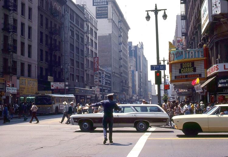 Цветные фото старого Лос-Анджелеса 40-70-х годов - ретро-фото 19