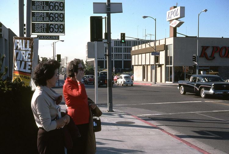 Цветные фото старого Лос-Анджелеса 40-70-х годов - ретро-фото 21