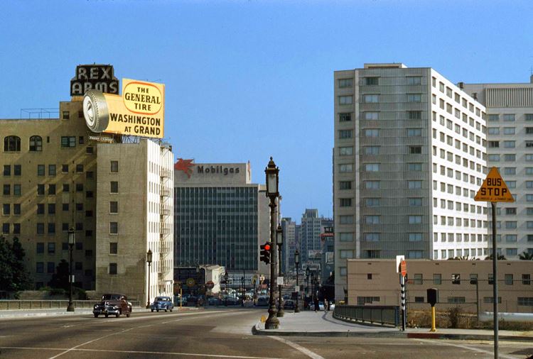 Цветные фото старого Лос-Анджелеса 40-70-х годов - ретро-фото 7