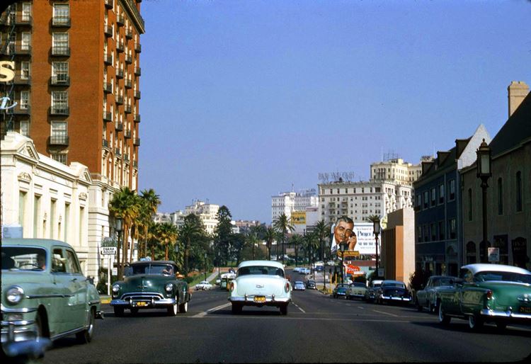 Цветные фото старого Лос-Анджелеса 40-70-х годов - ретро-фото 8