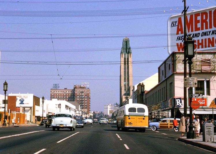 Цветные фото старого Лос-Анджелеса 40-70-х годов - ретро-фото 9