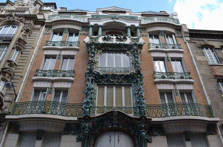 Архитектура Парижа: 10 красивых зданий в стиле ар нуво - Здание на улице Абвиль