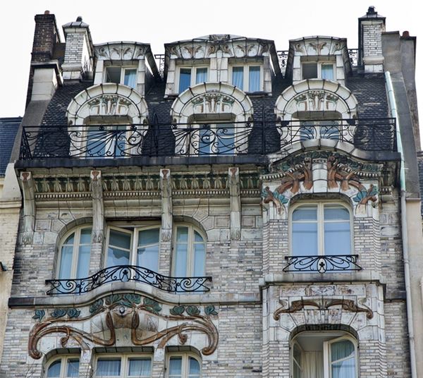 Архитектура Парижа: 10 красивых зданий в стиле ар нуво - Отель Elysées Ceramic