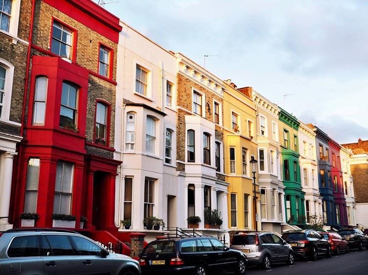 Красивые улицы Лондона: Ланкастер Роуд (Ноттинг Хилл)