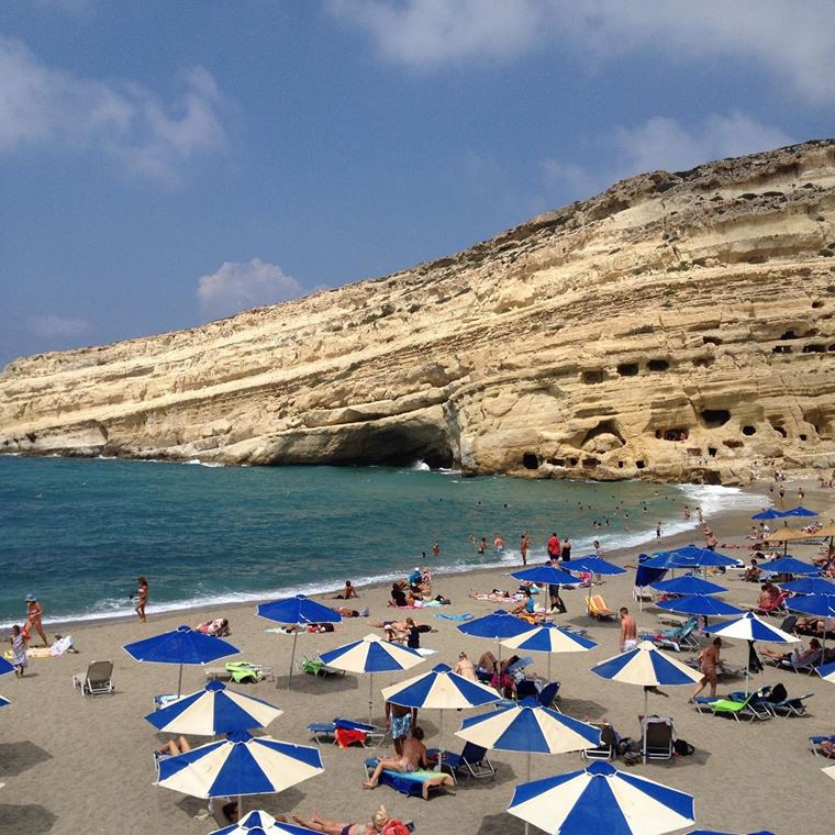 Лучшие пляжи Греции: Матала
