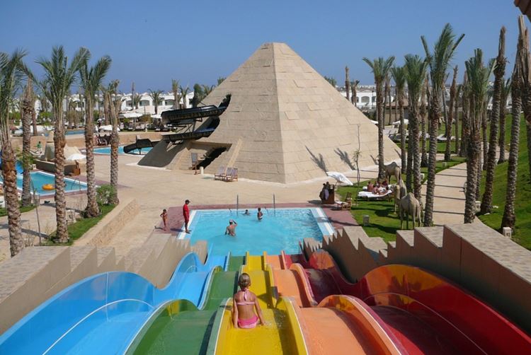 Аквапарки Египта: Cleo Park, Шарм-эль-Шейх - детский бассейн с водными горками