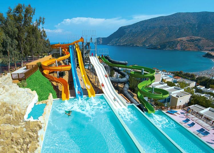 Отели Греции с аквапарком - Fodele Beach & Water Park Holiday Resort о. Крит