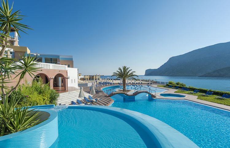 Отели Греции с водными горками - Fodele Beach & Water Park Holiday Resort 5 звёзд