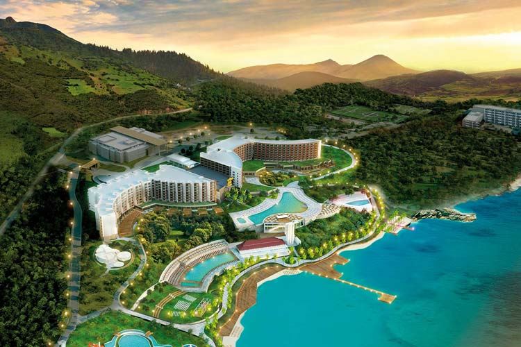 Курортные отели Кипра с аквапарком:  Elexus Hotel & Resort & Spa - берег моря с пляжем