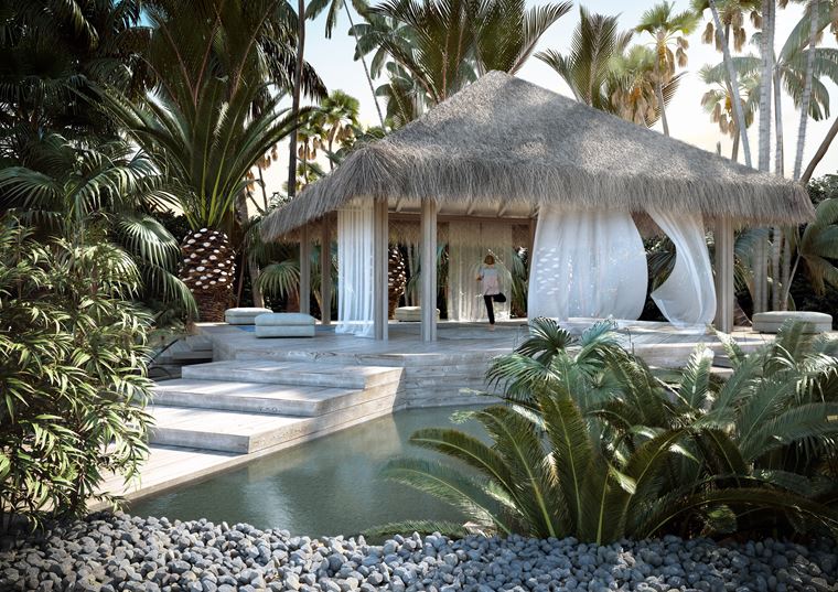 Курорт Baglioni Resort Maldives - павильон йоги