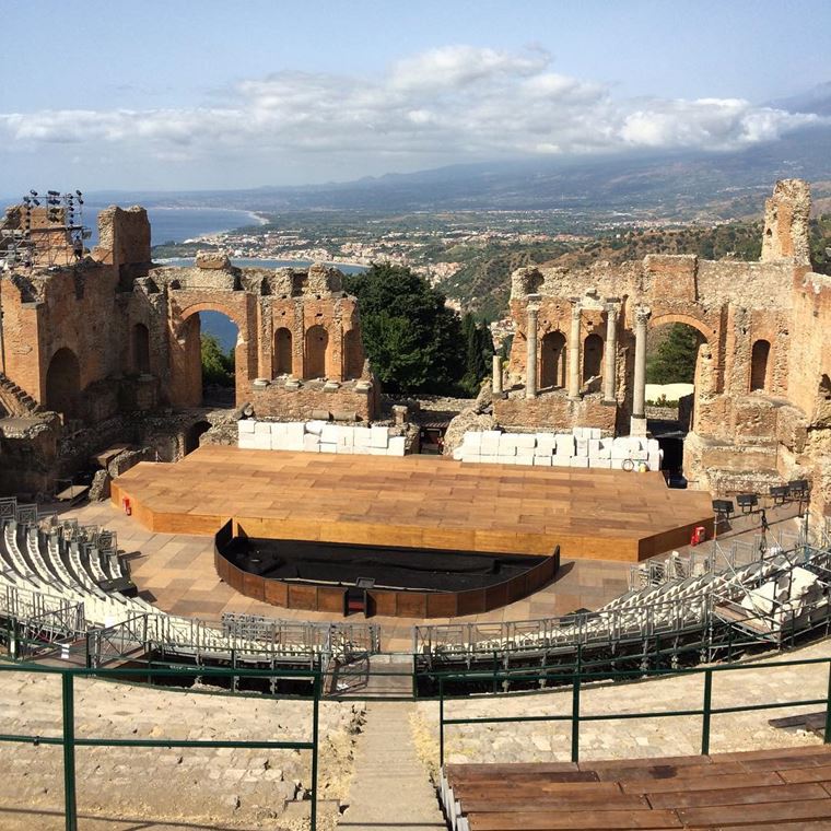 Кинематографическая Сицилия: Греческий театр в Таормине