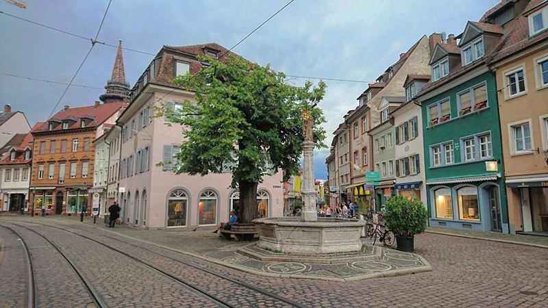 Красивые города юга Германии: Фрайбург - старая часть города