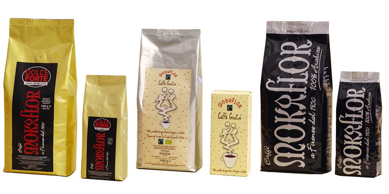 Лучшие марки итальянского кофе - Mokaflor - элитный подарочный в зернах